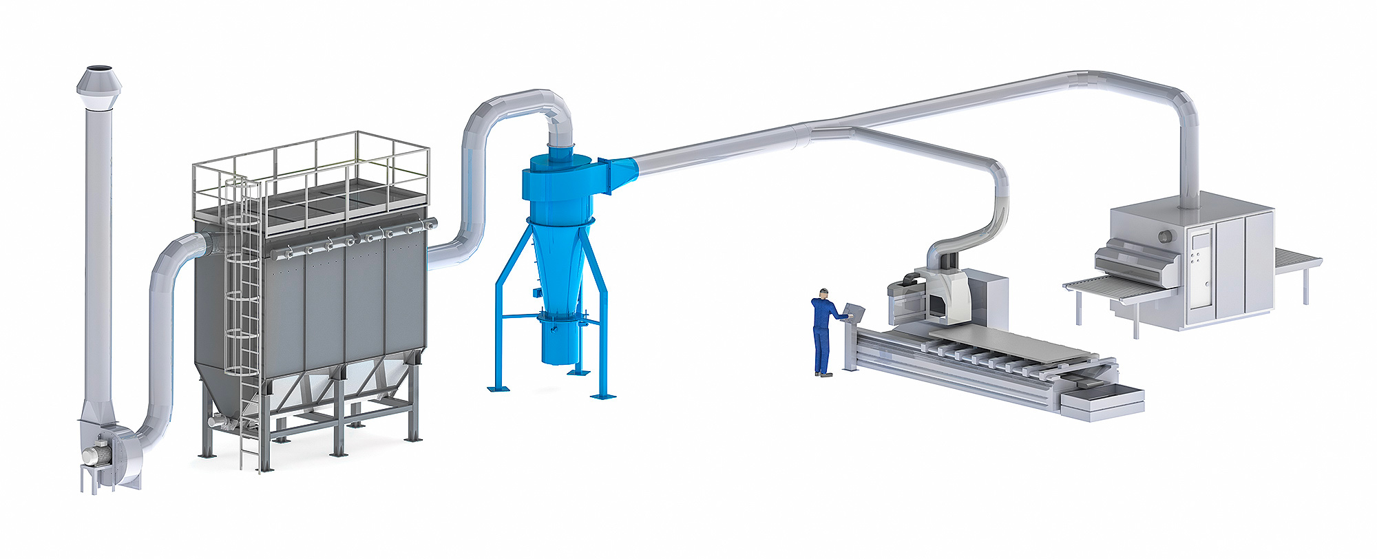 Costruire un separatore ciclonico con la CNC