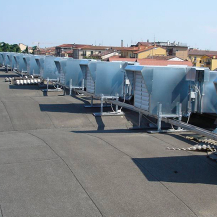 Impianto di ventilazione forzata | Produzione carta | Italia